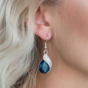 paparazzi Jewelry - Easy Elegance - Blue Earrings paparazzi Jewelry - Easy Elegance - Blue Earrings